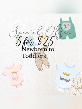 🌟🔥5/$25🔥 Huge Baby & Toddler Closet Cleanout! 🌟